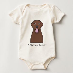Chocolate Labrador Baby Clothes Apparel Zazzle Uk