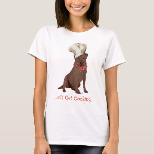 Chocolate Labrador Retriever Chef T-Shirt