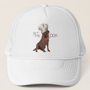 Chocolate Labrador Retriever Chef Trucker Hat