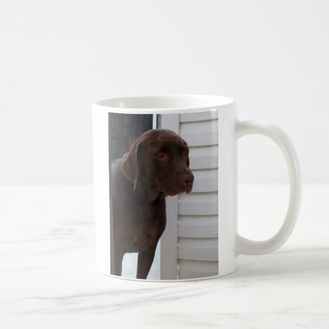 Chocolate Labrador Retriever Coffee Mug (Right)