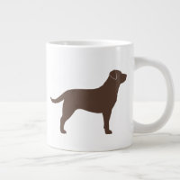 Chocolate Labrador Retriever Dog Silhouettes