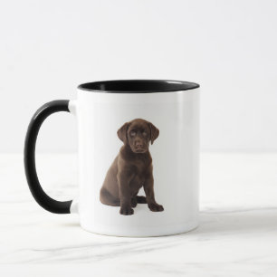 Chocolate Labrador Retriever Puppy Mug