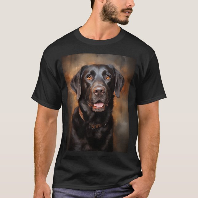 Chocolate Labrador Retriever  T-Shirt (Front)