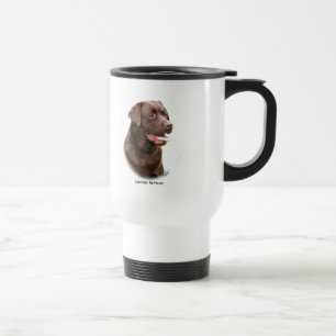 Chocolate Labrador Retriever Travel Mug
