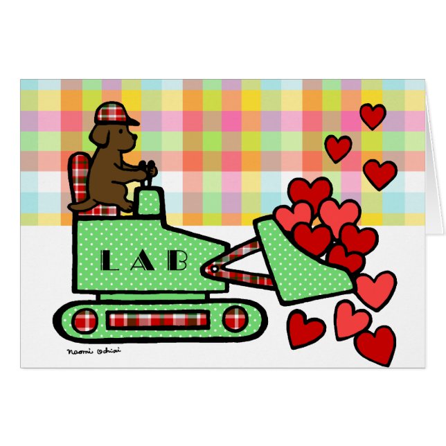 Chocolate Labrador Stole Your Heart (Front Horizontal)