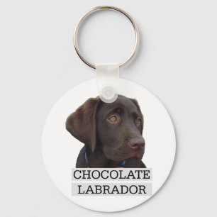 Chocolate Labrador Unique Design! Key Ring