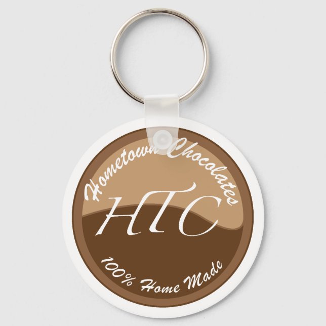 Chocolate Logo Key Chain (Front)