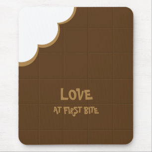 Chocolate Love Bite mousepad