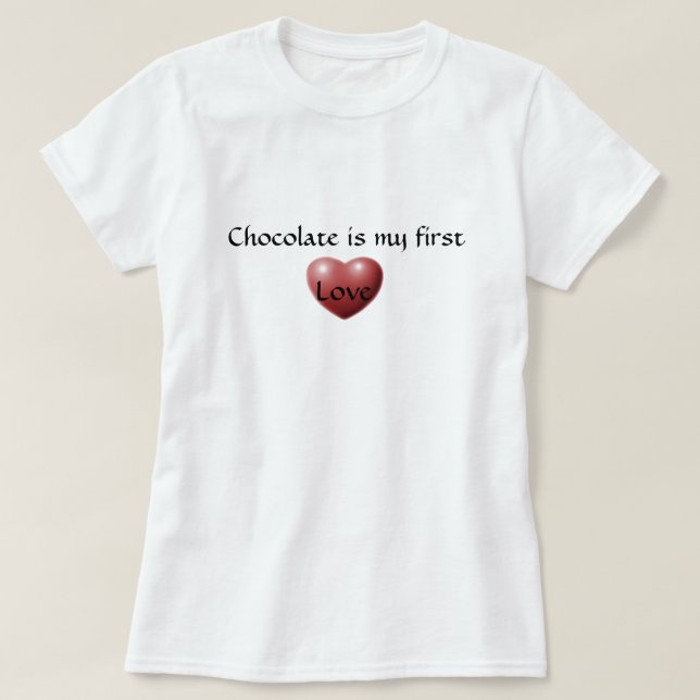 Chocolate Love T-Shirt (Design Front)