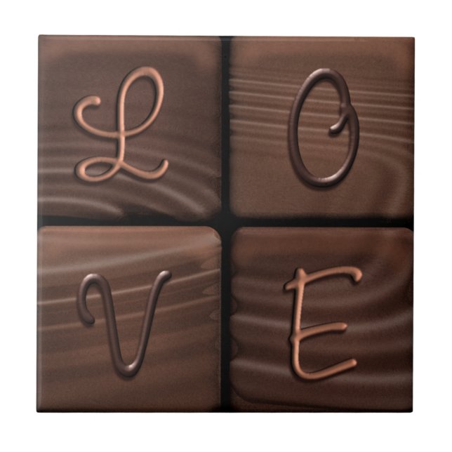 CHOCOLATE LOVE TILE POPULAR GIFT (Front)