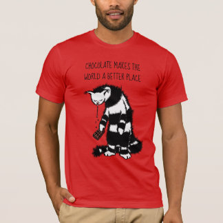 Chocolate Lover Funny Cat T-Shirt