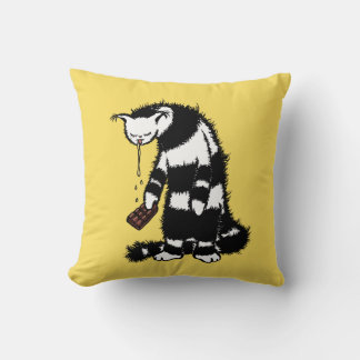 Chocolate Lover Funny Weird Cat Cushion