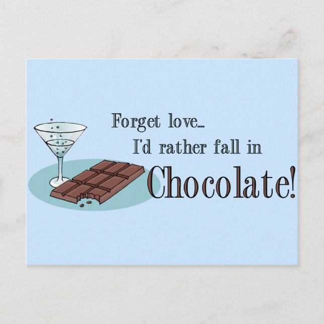 Chocolate Lover Postcard (Front)