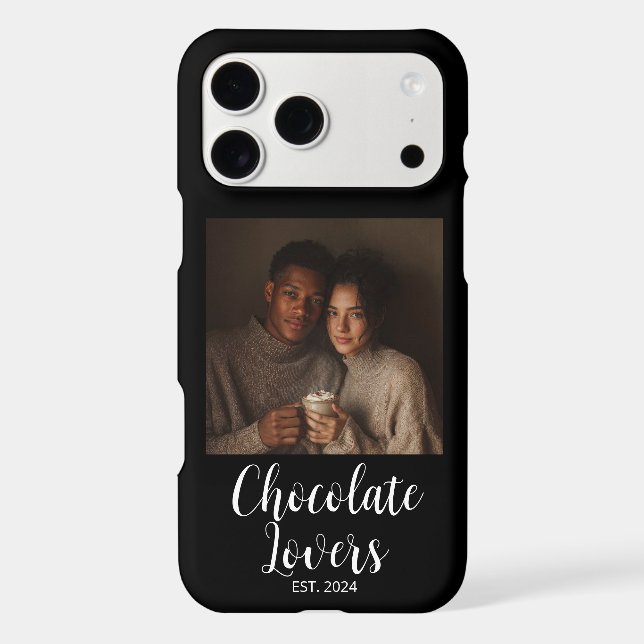 Chocolate Lovers Couple Established Photo Gift (Back)