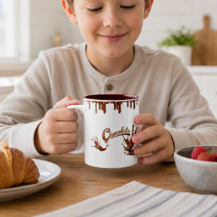 Chocolate Lovers Dripping Chocolate Splash Mug