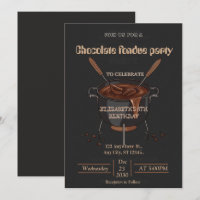 Chocolate Lovers Fondue Party Invitation