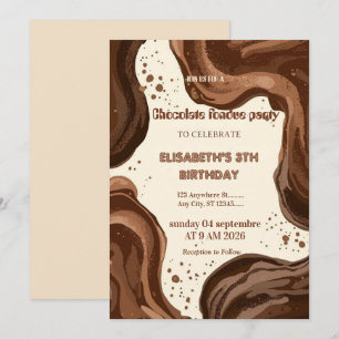 Chocolate Lovers Fondue Party Invitation