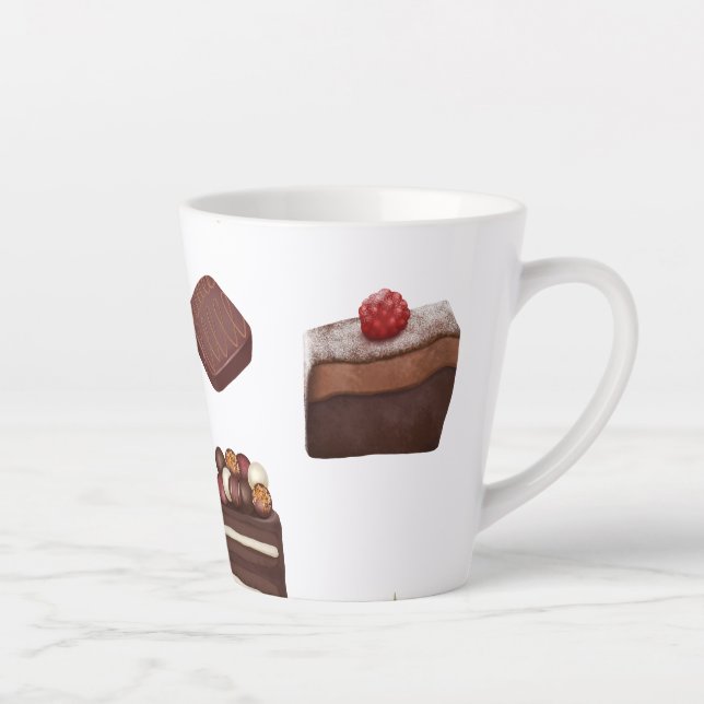Chocolate Lovers  Latte Mug (Right)