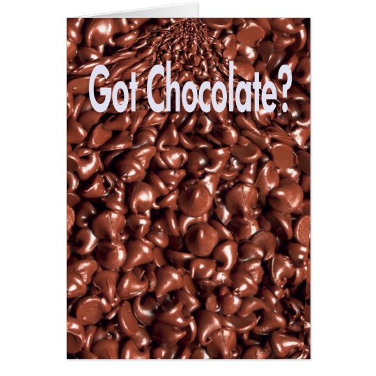 Chocolate Lovers Unique Paper Greeting Card