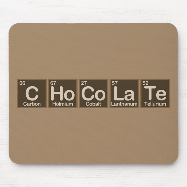 Chocolate Made of Elements Mouse Mat (Front)