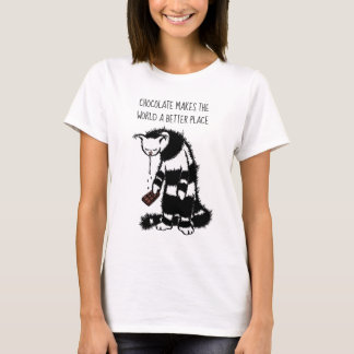 Chocolate makes the world a better place T-Shirt