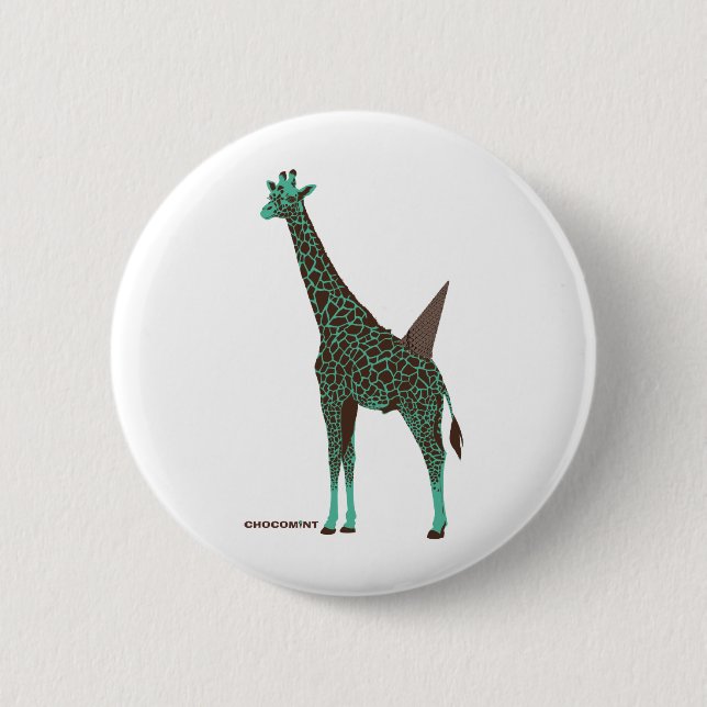 Chocolate Mandarin 6 Cm Round Badge (Front)