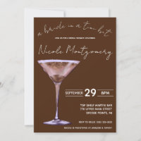 Chocolate Martini, Bride in a Tini Bit, Bridal 