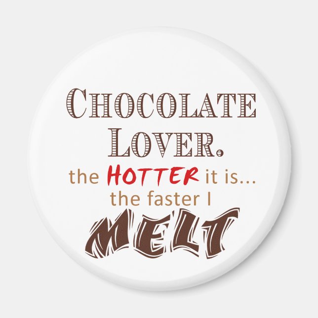 Chocolate Melt Magnet (Front)