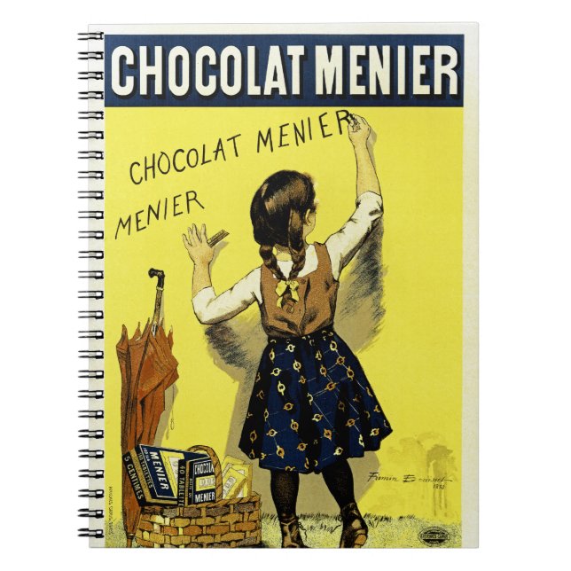 Chocolate Menier Notebook (Front)