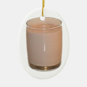 Chocolate Milk Ceramic Tree Decoration