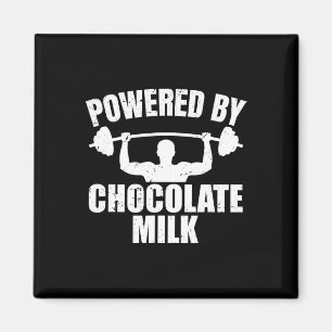Chocolate Milk Gym Fitness Workout Bodybuilding Magnet