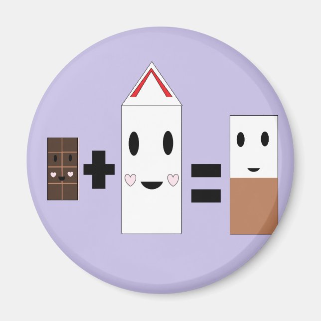 Chocolate Milk Magnet (Front)