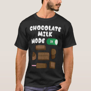 Chocolate Milk Mode On Food Eater Graphic T-Shirt
