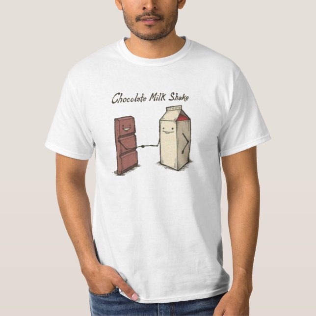 Chocolate Milk Shake T-Shirt (Front)