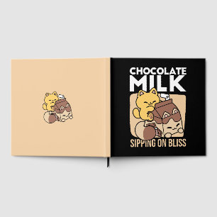 Chocolate Milk Sipping on Bliss – Kawaii Cat Food  Guest Book