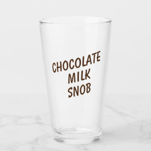 Chocolate Milk Snob Glass