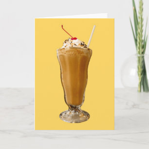 Chocolate Milkshake Card