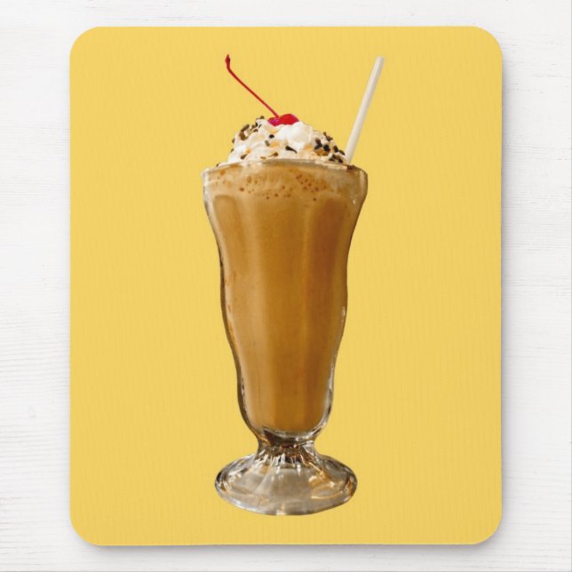 Chocolate Milkshake Mouse Mat (Front)