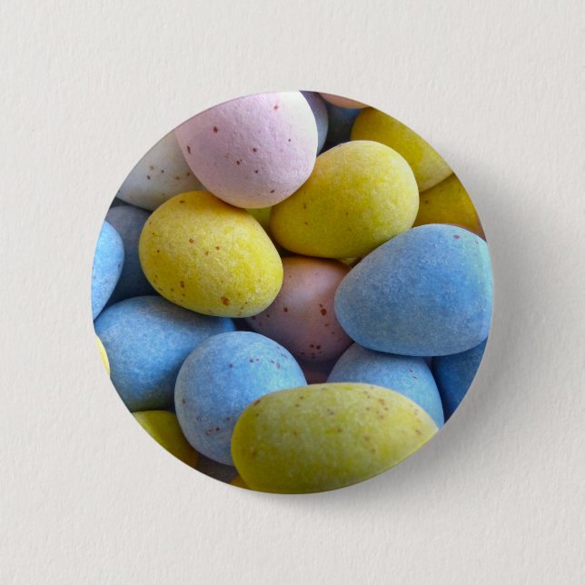 Chocolate Mini Eggs 6 Cm Round Badge (Front)