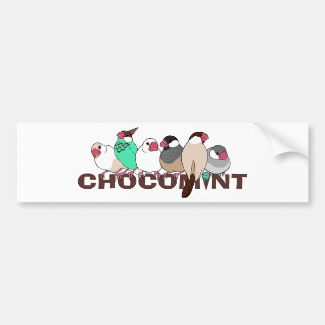 Chocolate Mint Buncho Bumper Sticker (Front)