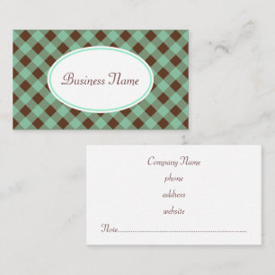 Chocolate Mint Business Card