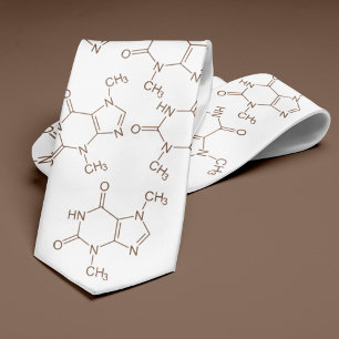 Chocolate Molecule Chemistry Lovers Tie