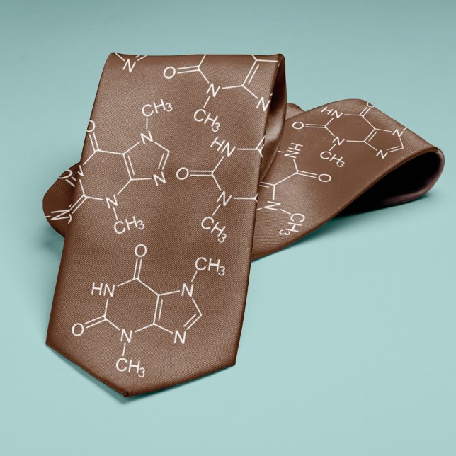 Chocolate Molecule Chemistry Lovers Tie (Creator Uploaded)