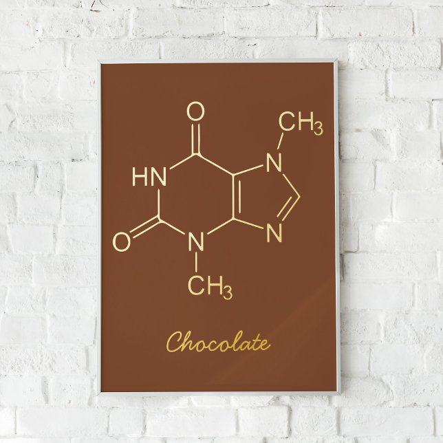 Chocolate Molecule  Foil Prints (Creator Uploaded)
