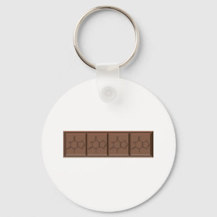 Chocolate Molecule Key Ring