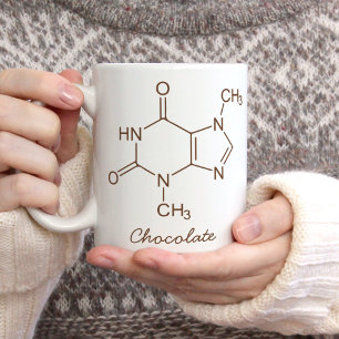 Chocolate Molecule Personalised Coffee Mug