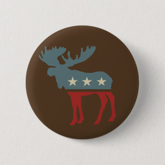 Chocolate Moose 6 Cm Round Badge