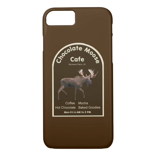 Chocolate Moose Cafe Case-Mate iPhone Case (Back)