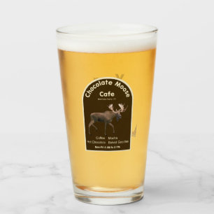 Chocolate Moose Cafe Glass