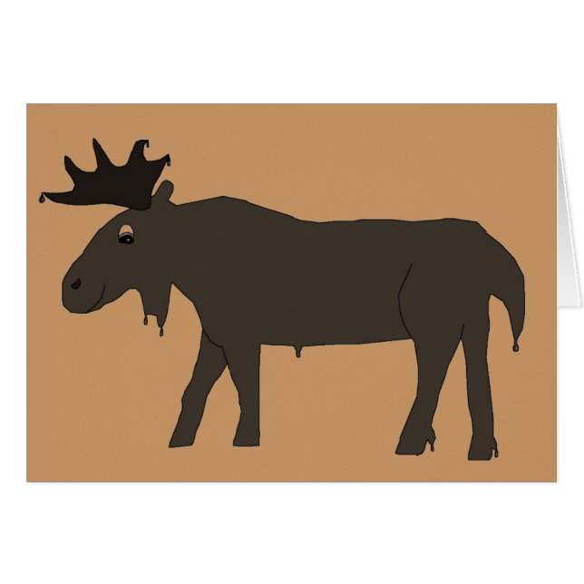 Chocolate Moose card (Front Horizontal)